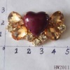 Wholesale fashionable resin and rhinestone shoe buckle