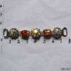 Wholesale metal rhinestone shoe chain for sandals in 2011