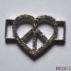 Wholesale fashionable crystal shoe buckle for Sandals in 2011