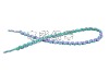 Wholesale wave polyester woven shoelace