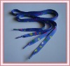 Wholesale Plain ribbon shoelace with printed patterns