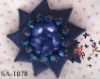 Wholesale handmade fabric and rhinestone shoe flower