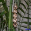 Wholesale rhinestone glass stone chain on lady sandals