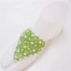 Wholesale Beading PU Shoe Upper E48# Of Shoe Accessoy