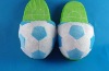 Wholesale Football Pattern Soft Winter Slippers