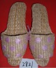 straw slipper