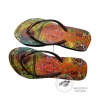 Women's beaded flip flops