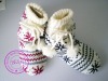 Wholesale (HY-1008) women knitting winter indoor shoes