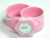 Wholesale Chrsitmas gift quartz ananlog watches waterproof with 100% silicone strap