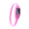 Silicone Pink Water Resistant Digital Sports Watch