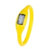 rubber sports watch yellow