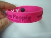 Wholesale 2011 new product embossed silicone wristband