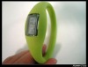 anion silicone rubber sport watch