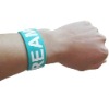 Wholesale Fashion silicone slap bracelet with CE And RoHs