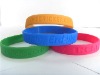 Wholesale Fashion Debossed silicone wristband