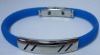 Wholesale Fashion Silicone Bracelet With Stainless Buckle