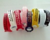 Wholesale embossed silicone bracelet