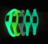 Wholesale Glowing Silicone Sport Watch