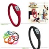 fashion waterproof silicone ion sports watch