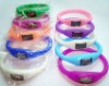 Wholesale Hot selling and new style fashion popular Waterproof silicon ion sport watch Good For Health