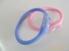 customed color ion silicone sports watch
