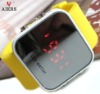 summer bright color silicone LED watch