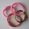 Wholesale tie dye silicone sport watch