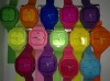 Wholesale sport square silicone watch