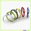 Wholesale fluorescent ion sports health silicone watch