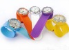 Wholesale 2011 latest sport Automatic silicone snap watch