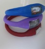 Wholesale 2010 sport ion silicone watch bracelet with CE and RoHs