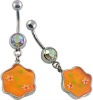 316L surgical stainless steel body piercing jewelry belly ring