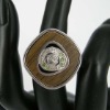 Wholesale Wood & alloy ring,jewelry AK-09357