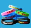 Wholesale 2011 the best selling silicone bracelets