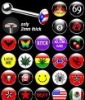 Wholesale fashion 316L stainless steel with lovely pattern barbell body piercing tongue jewelry
