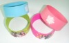 silk screen printed silicone bracelet