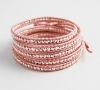 leather beads wrap bracelets