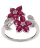 Wholesale cheapest flower ring.alloy ring.fashion ring