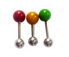 Wholesale Dangling Double CZ Gem Belly Ring