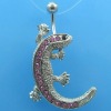316L surgical stainless steel body jewelry,belly ring piercing,navel belly button rings,cubic zirconium belly ring