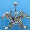 316L surgical stainless steel body jewelry,body piercing jewelry belly rings,crystal belly ring