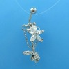 316L surgical stainless steel body jewelry,pierced plate,titanium surface piercing