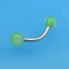 belly ring/stainless steel jewelry/surgical steel body jewelry,uv piercing jewelry