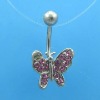 belly ring/stainless steel jewelry/surgical steel body jewelry