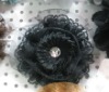 Wholesale Fashion brooch acrylic satin lace flower brooch BR1304
