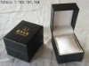 Wholesale black leatherette watch box