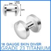 Wholesale Stainless Steel skin diver body jewelry