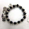 Wholesale fashion black crystal bracelets
