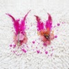 Wholesale Fashion brooch flowers with feather