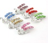 Wholesale 2011 fashion alloy brooch, rhinestone brooch for promotion(hot)